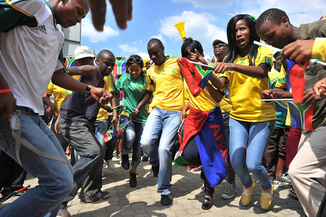 Bafana Bafana fans during the Afcon games. Source: GCIS