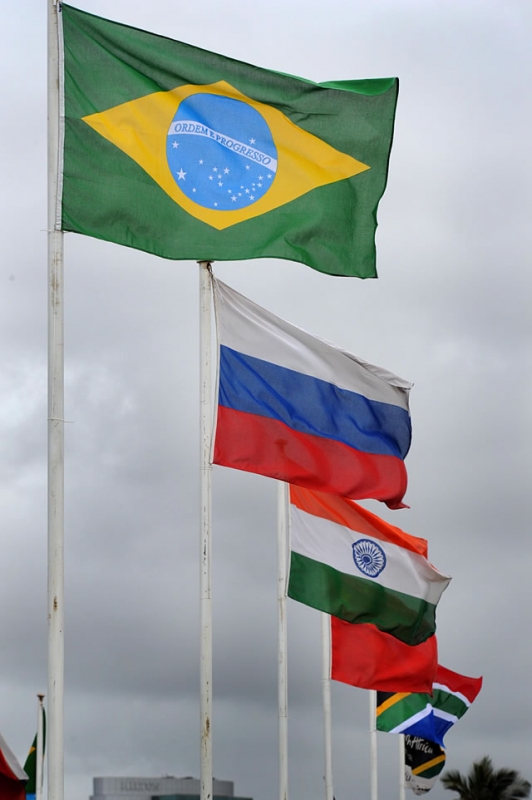 Flags of the Brics nations. Source: GCIS