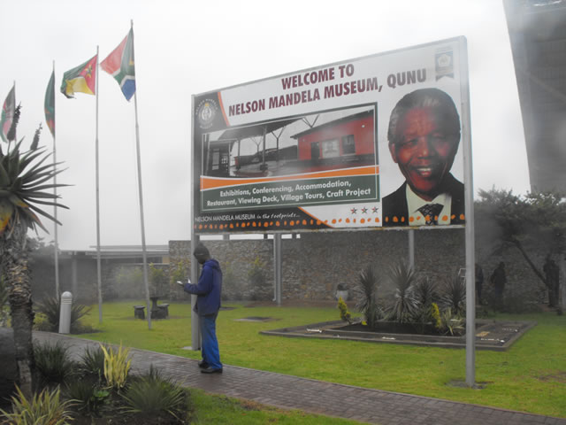 A sign board welcoming visitors to the Nelson Mandela Museum in Qunu. Source: SAnews