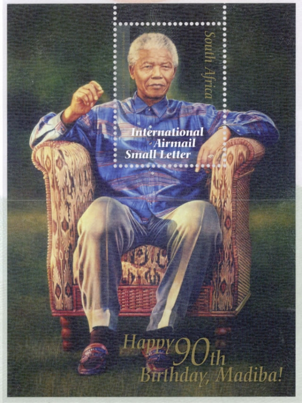 Nelson Mandela commemorative stamp