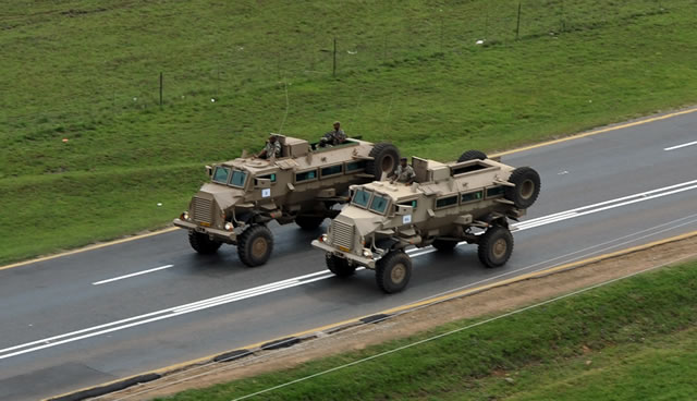 South African National Defence Force doing their drills in preparation to accompany former President Nelson Mandela on his last journey to his resting place in Qunu. Source: GCIS