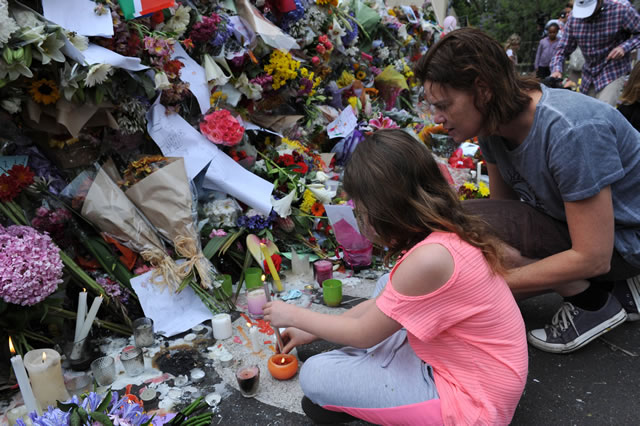 South Africans from all walks of life and ages came to lay flowers and show their support outside Madiba’s house in Houghton. Source: GCIS