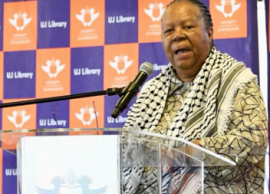 Minister Pandor at the Shireen Abu Akleh Memorial Lecture.