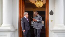 UN Secretary-General Antonio Guterres and President Cyril Ramaphosa.