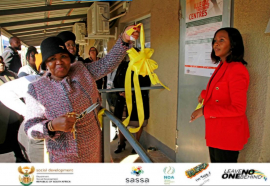 A ribbon-cutting ceremony marked the celebration of the new additional 100 beds that were donated to the Nkanyisa Recovery Centre. 