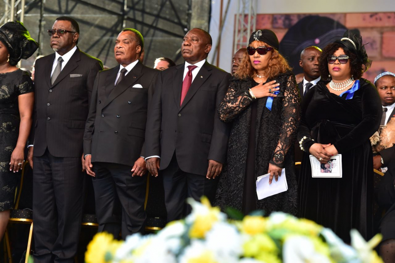 The funeral of Mama Winnie Madikizela-Mandela is underway at Orlando Stadium. GCIS