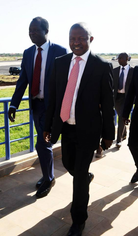 Deputy President arrives in Kenya on a working visit.