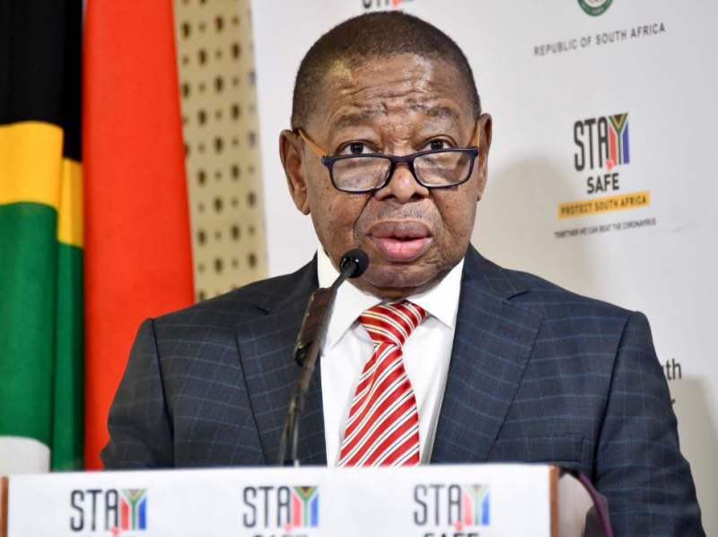 Higher Education, Science and Innovation Minister, Dr Blade Nzimande, briefing on level 1 restrictions.