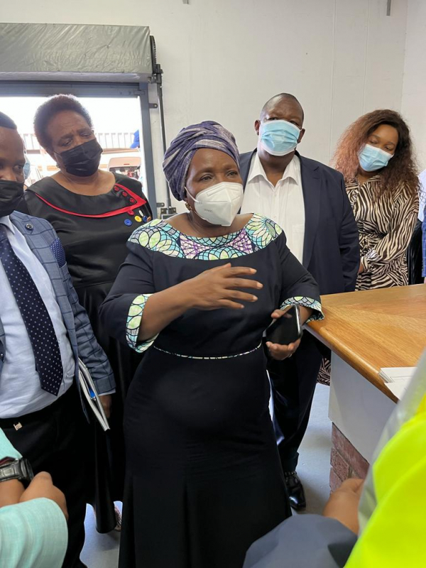 Minister Dlamini Zuma  @DlaminiZuma   is visiting the KZN Provincial Disaster Management Centre following the devastating floods.