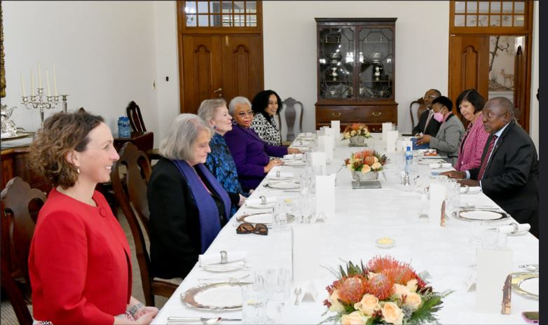 President Cyril Ramaphosa meets with the Elders at Mahlamba Ndlopfu