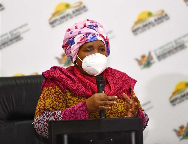 Minister Nkosazana Dlamini Zuma delivers remarks following a progressive interaction with Traditional Leaders in Mpumalanga.