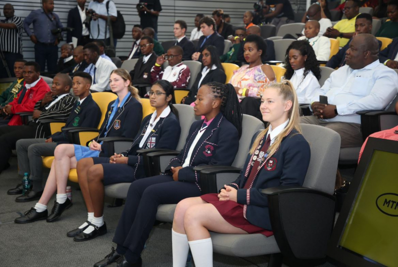 Some of the top achievers of the Class of 2022 ahead of the ceremony to honour matrics.