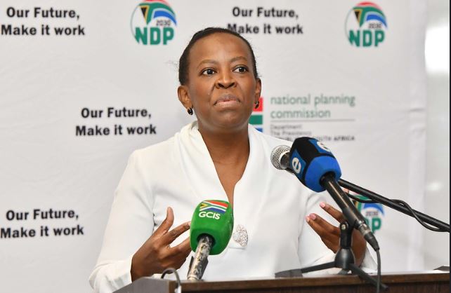 The Minister in the Presidency responsible for Planning, Monitoring and Evaluation, Ms Maropene Ramokgopa, addresses the National Planning Commission engagement in Centurion.