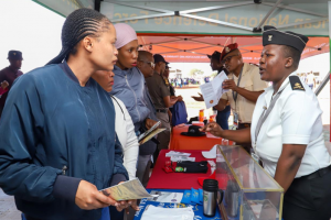 The SANDF stall at the Northern Cape imbizo.