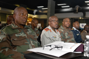 Members of the SANDF at the SANSI launch.