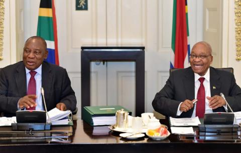 President Jacob Zuma, Deputy President Cyril Ramaphosa, Ministers and Deputy Ministers at the scheduled routine meetings of Cabinet Committees in Cape Town. GCIS