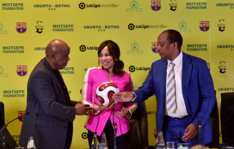 Announcement by Mamelodi Sundowns that it will be hosting La Liga Champions FC Barcelona at on 16 May 2018 at the FNB Stadium as part of the Nelson Mandela Centenary Celebrations