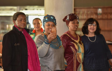 Minister of Women Bathabile Dlamini at the Inter-generation Dialogues.