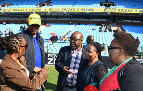 Inter-Ministerial Committee on the Inauguration inspects Loftus Versveld Stadium ahead of the 25 May inauguration, which will be held at the stadium.