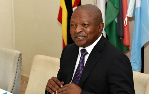 Deputy President David Mabuza  during a Consultative Meeting of Parties to the Revitalised Agreement on the Resolution of Conflict in South Sudan.