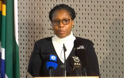 State Security Minister Ayanda Dlodlo briefs media on violent protests in parts of KZN and Gauteng.