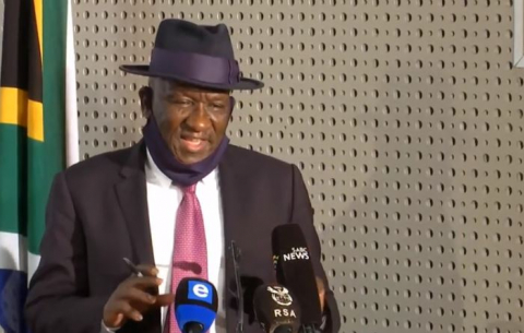 Police Minister Bheki Cele briefs media on violent protests in parts of KZN and Gauteng.