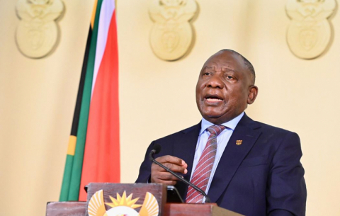 President Cyril Ramaphosa addresses nation on developments in South Africa’s risk-adjusted strategy to manage the spread of Coronavirus COVID-19.