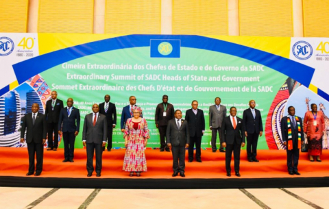 President Cyril Ramaphosa participates in the Extraordinary Summit of the Southern African Development Community (SADC) in Maputo.