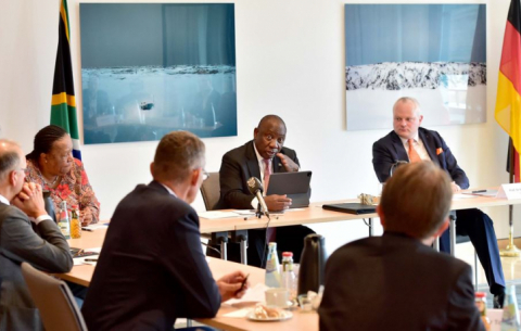 President Ramaphosa meets German CEOs on the sidelines of the G20 Compact with Africa meeting.