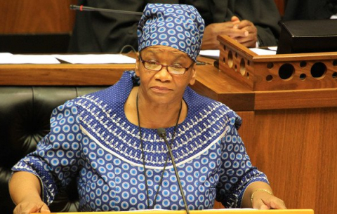 New Cabinet: Thandi Modise, who served as Speaker of the National Assembly, is now the Minister of Defence and Military Veterans.