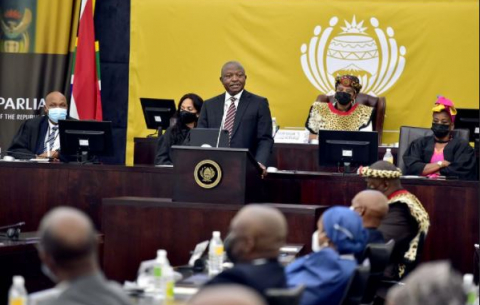 Deputy President David Mabuza addresses sixth annual Official Opening of the National House of Traditional and Khoi-San Leaders.