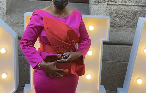 Deputy Minister in the Presidency, Pinky Kekana, arrives for SONA 2022.