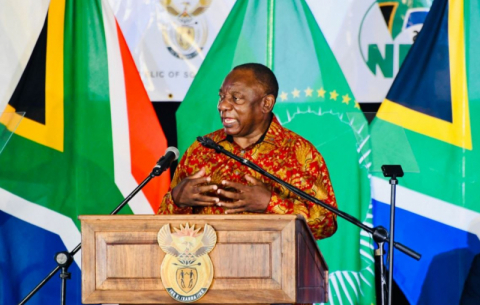 President Ramaphosa addresses the 2022 Human Rights Day commemoration.