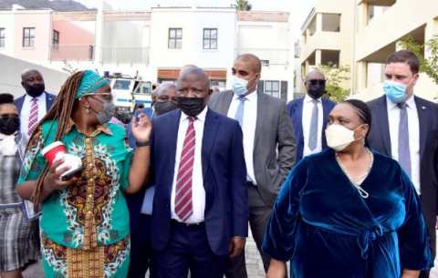 Deputy President David Mabuza leads a District 6 oversight visit.