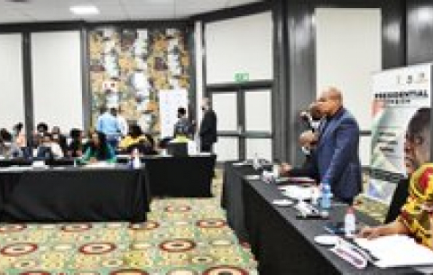 Cabinet Ministers meet ahead of Presidential Imbizo in Mahikeng, North West.