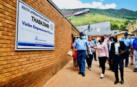 Deputy Minister in the Presidency Pinky Kekana leads a monitoring visit to Thabazimbi, Limpopo.