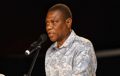 Deputy President Paul Mashatile at the launch of social media guidelines for elections. The launch was hosted by the Association of African Election Authorities.