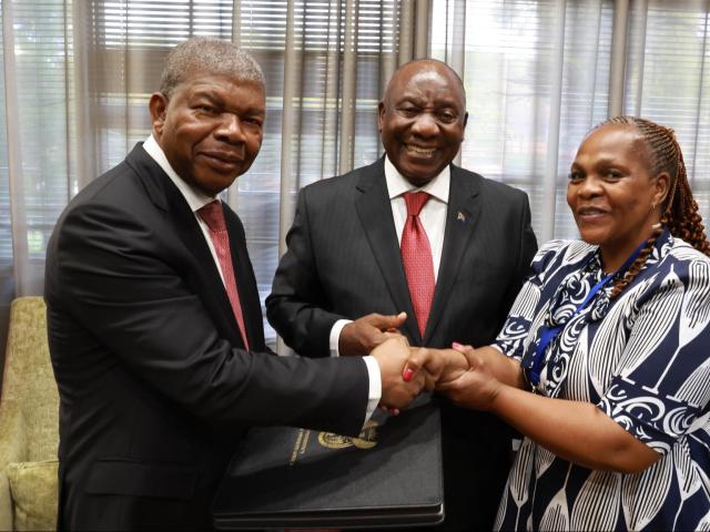 President Ramaphosa hosts President João Manuel Gonçalves Lourenço of Angola