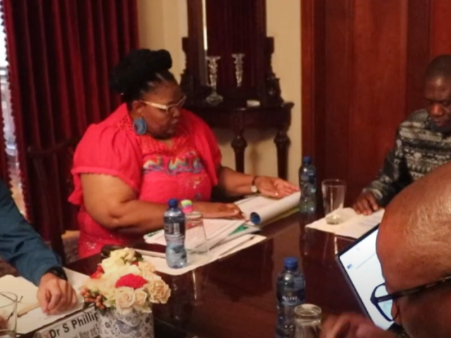 Deputy President meets with the Minister of Water and Sanitation